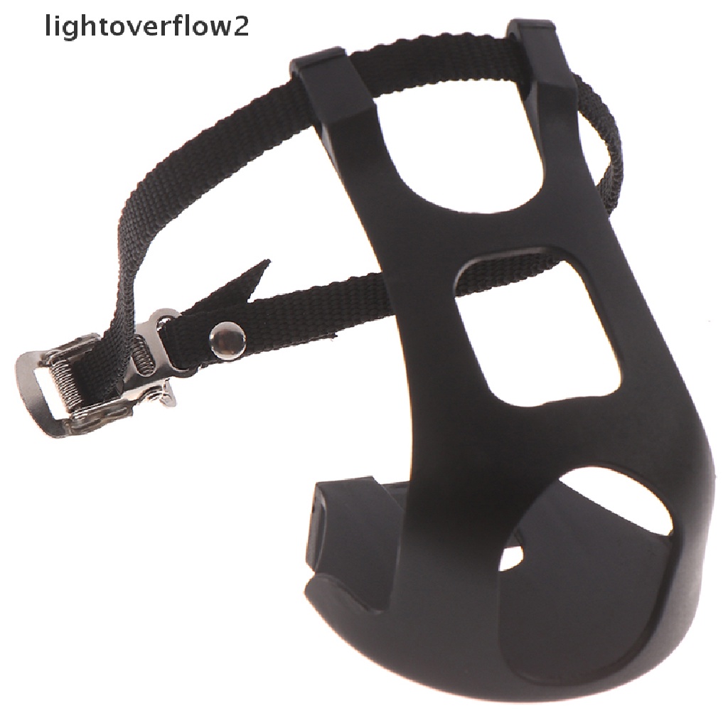 (lightoverflow2) Strap Pedal Sepeda Warna Hitam