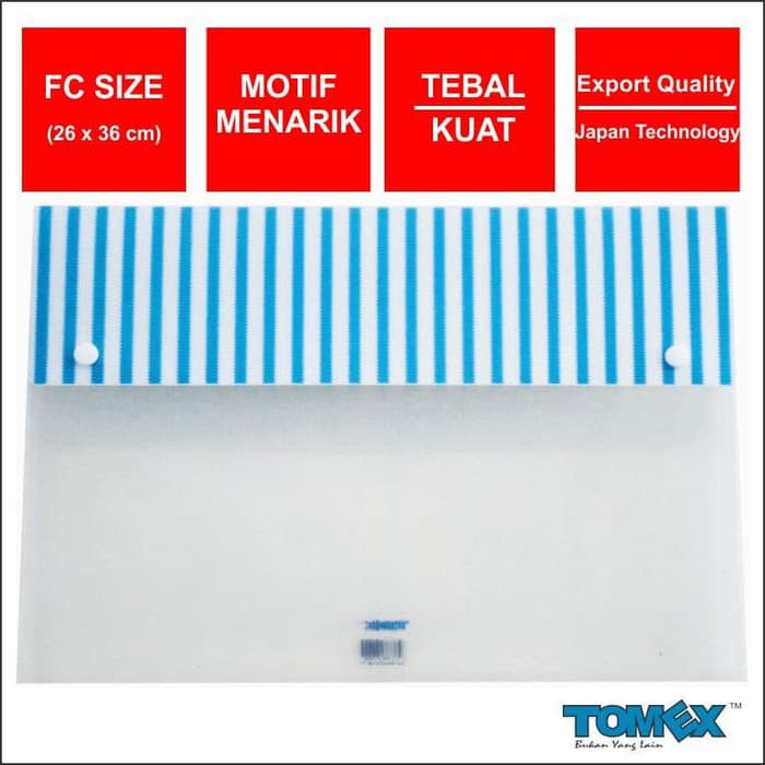 

Tomex carry case TX 309010 stripe biru