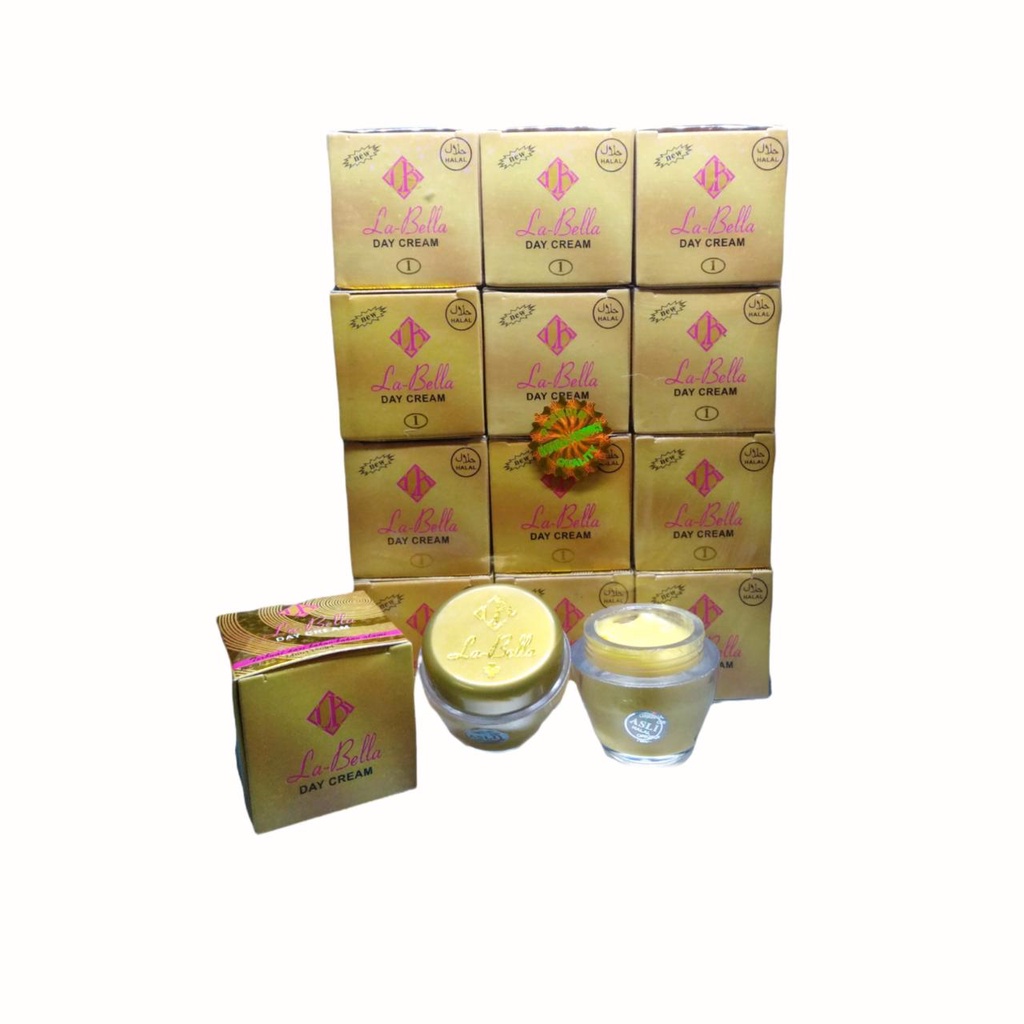 ( ECER) CREAM LABELLA GOLD SIANG Original / MALAM / LABELLA CREAM / La Bella