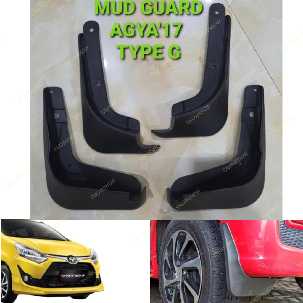 Mud guard pelindung karpet lumpur agya ayla 2020 2021