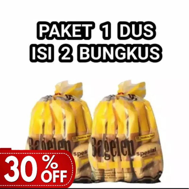 PAKET 2 BUNGKUS ROTI BAGELEN BANDUNG RAYA