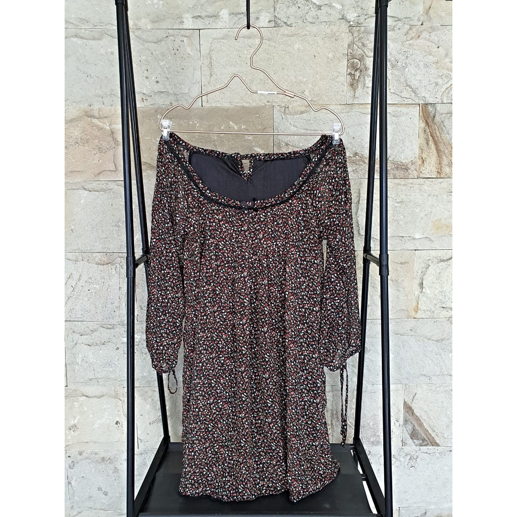 DRESS WANITA VINTAGE BUNGA BUNGA/DRESS BIG SIZE PRELOVED/DRESS JUMBO WANITA/DRESS VINTAGE/DRESS BUNG
