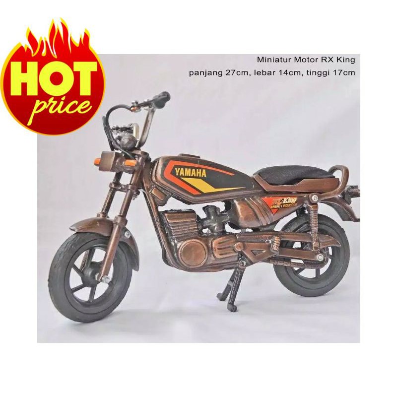DIECAST SEPEDA MOTOR RX KING - MINIATUR SEPEDA MOTOR RX KING