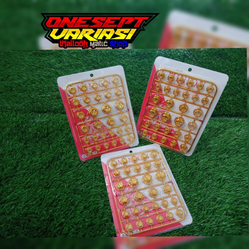 komdom baut / tutup baut monel baut flower universal