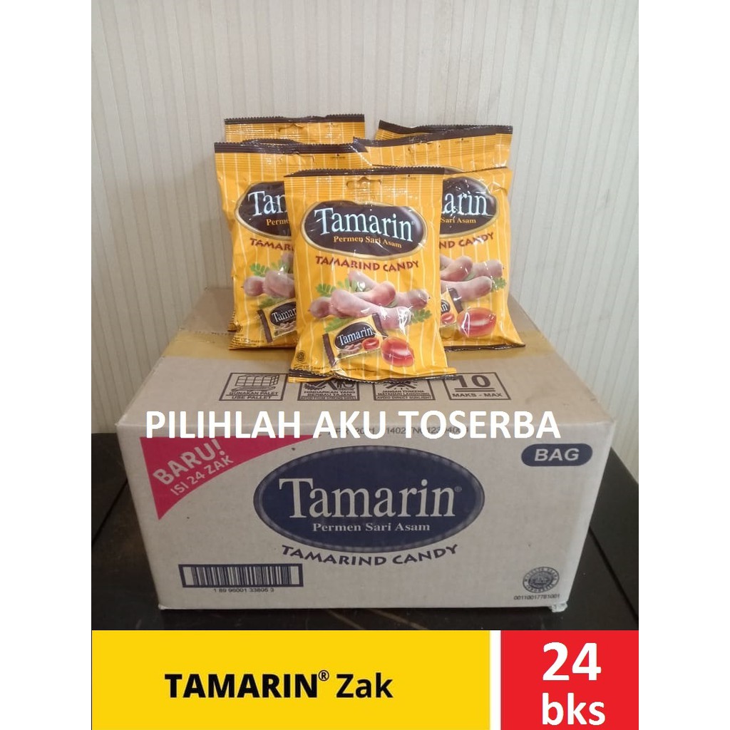 Permen Sari Asem Permen TAMARIN - 1 karton isi 24 bungkus (50 pcs)