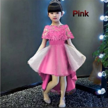 Baju Dress Anak Bayi Perempuan Lucu Pesta Natal Imlek Terbaru 2022 Dress Cinderela Brukat Kekinian T