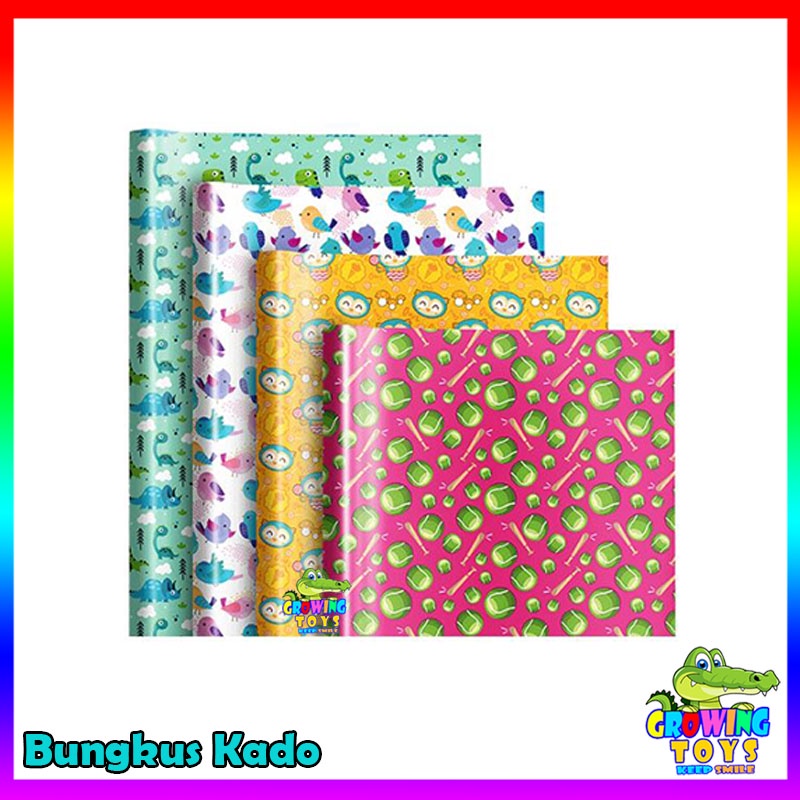 

[GROWING.TOYS] Kertas Kado Sidu Tambahan Packing Agar Lebih Cantik