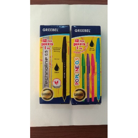 

Pulpen Greebel Technoline 0.5mm Hitam
