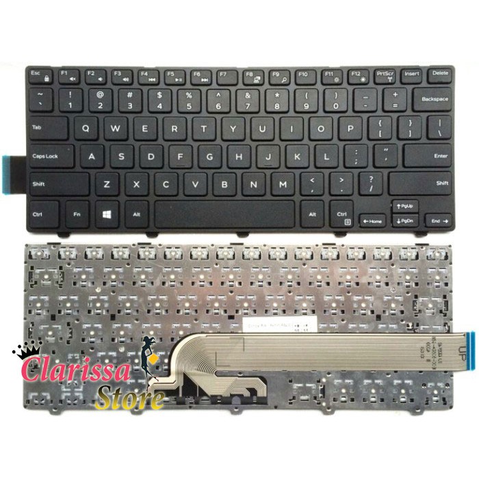 Keyboard Laptop Dell Inspiron 14-3000 14-3441 14-5442 14-7447 Series