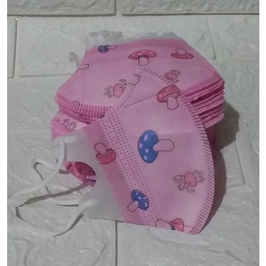 masker duckbill motif anak isi 50pc