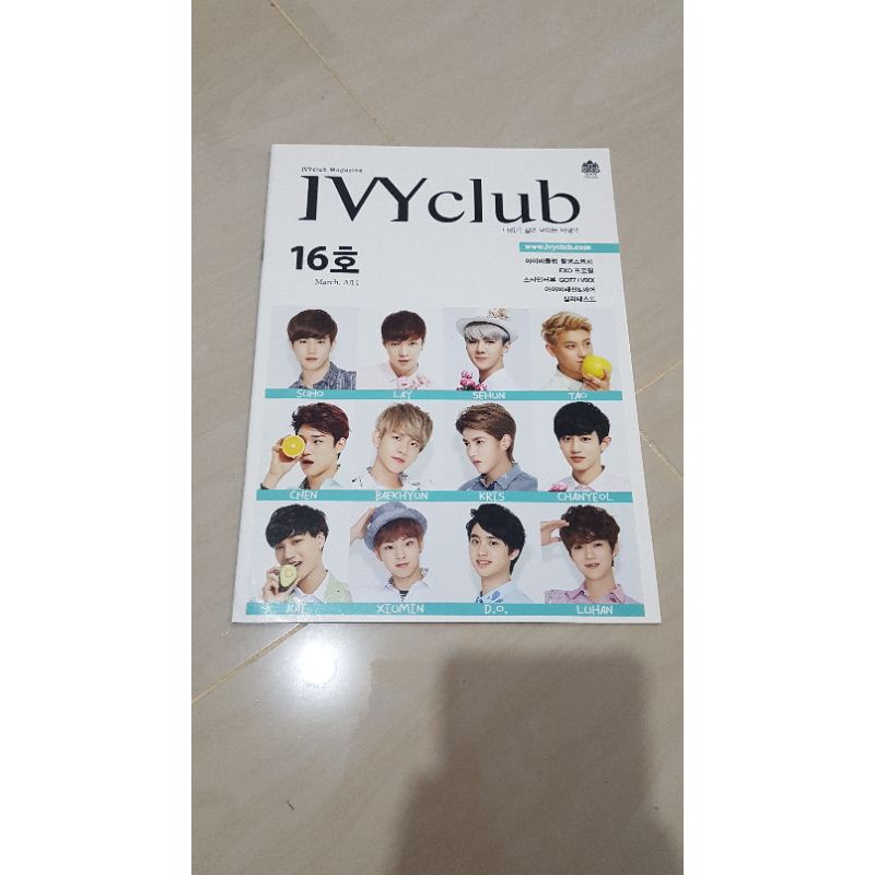 ivy club magazine exo