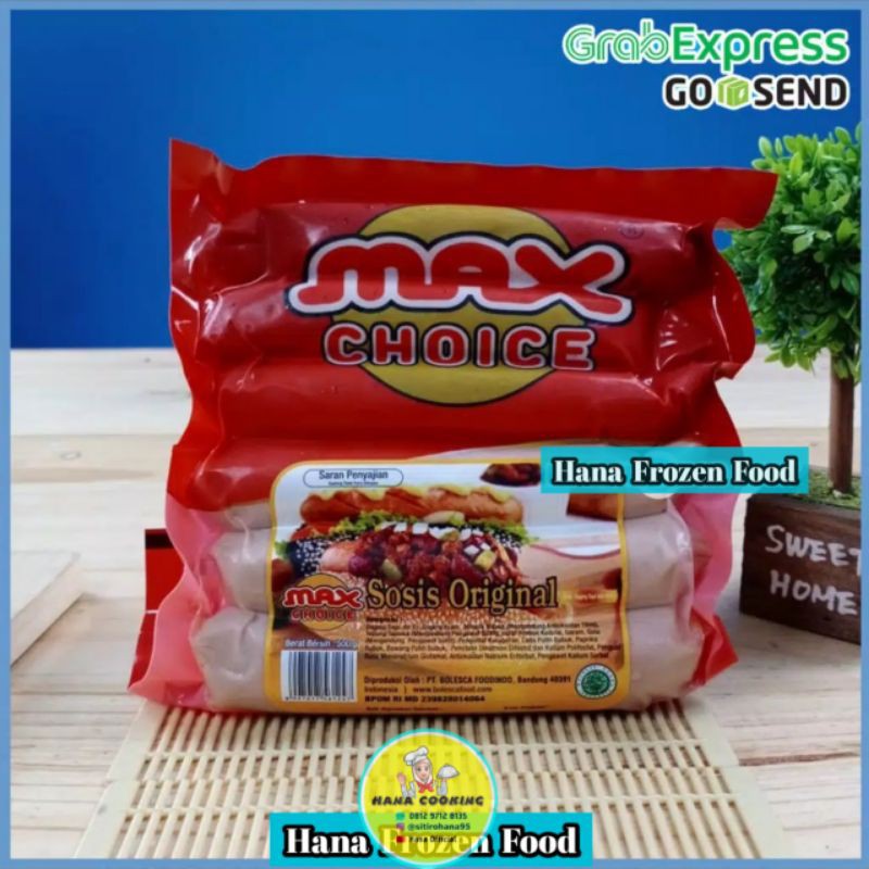 

MAX CHOICE SOSIS SAPI LONG 500GR