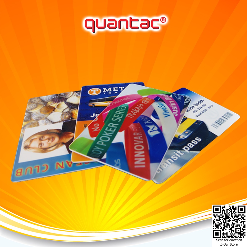 Quantac PVC Card Print Laser Toner A3+ ID Card 3 Layers 25 Set PET Instant - Pack