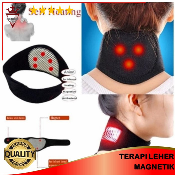 ALAT TERAPI LEHER SABUK TERAPI LEHER MAGNETIK TOURMALINE LEHER TERAPI