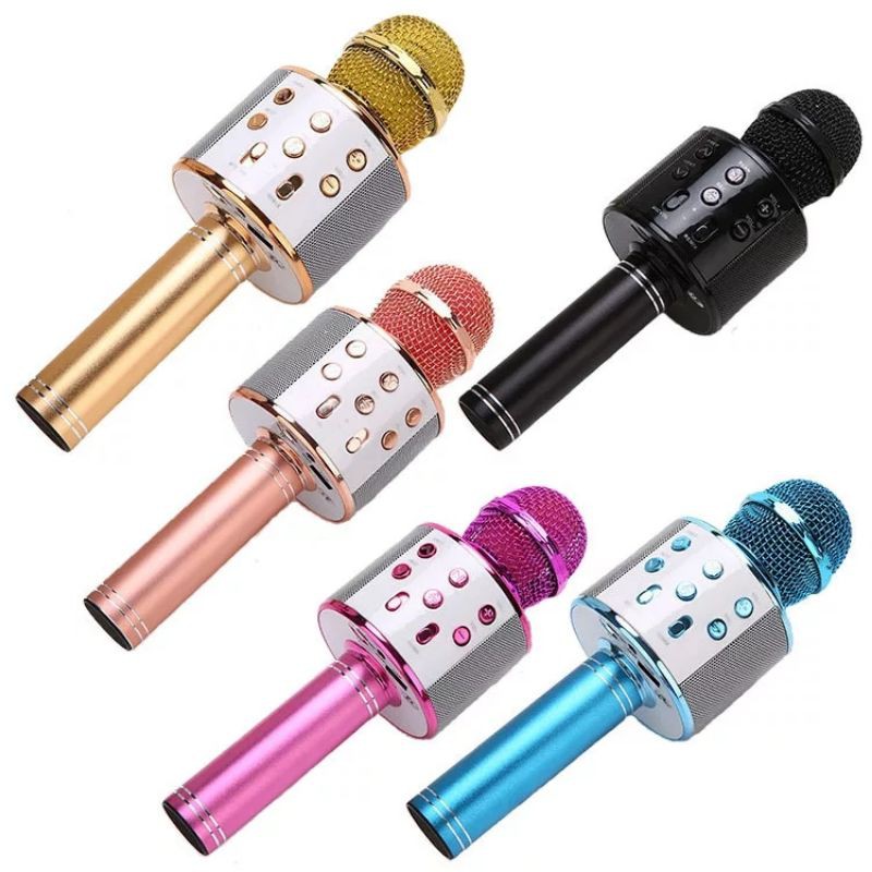 Mic karaoke Mikrofon bluetooth Earphone