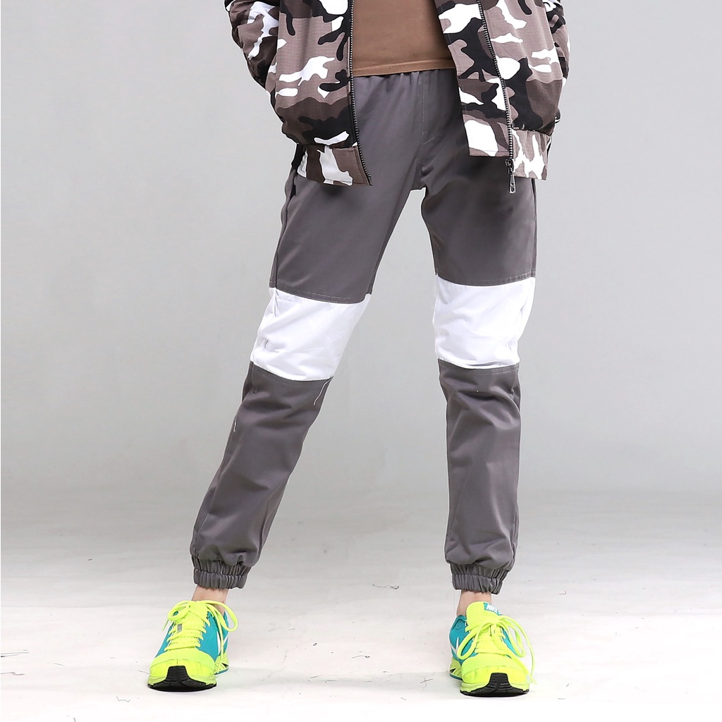 Celana Panjang Pria Jogger Pants 3 warna Joger Pants Big Size (Grey)