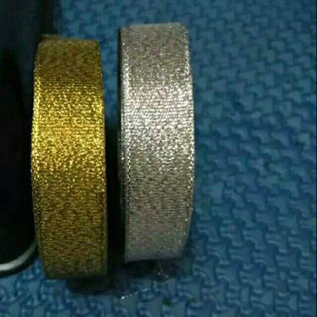 

Pita gold / pita silver. Harga permeter