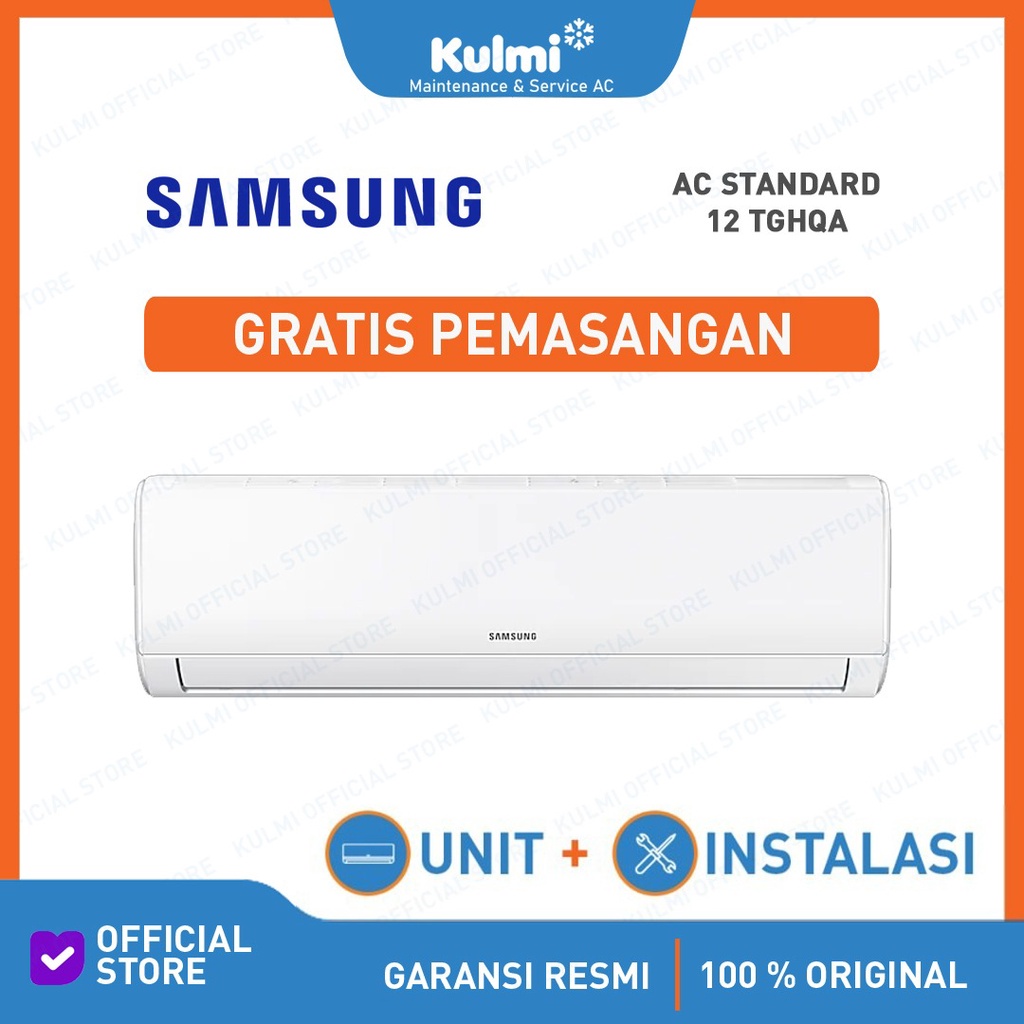 AC Samsung 12TGHQA 1,5PK + PASANG AC Samsung 12 TGHQA 1,5 PK AC SPLIT