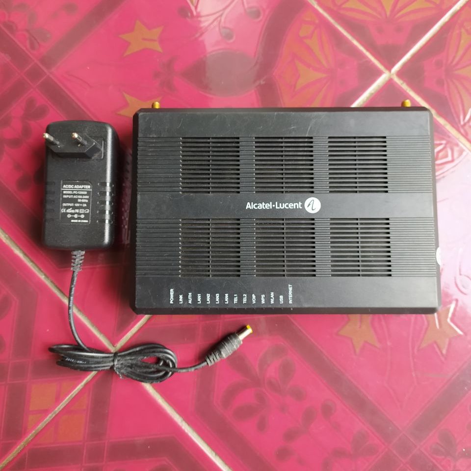 Router Modem Alcatel Lucent G-240W-A ONT GPON Fiber Optic
