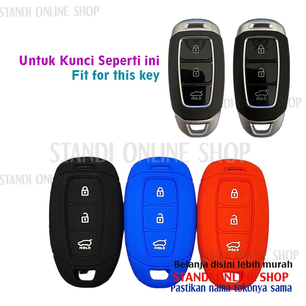 Silikon Remote Cover Sarung Kunci SmartKey Hyundai Palisade