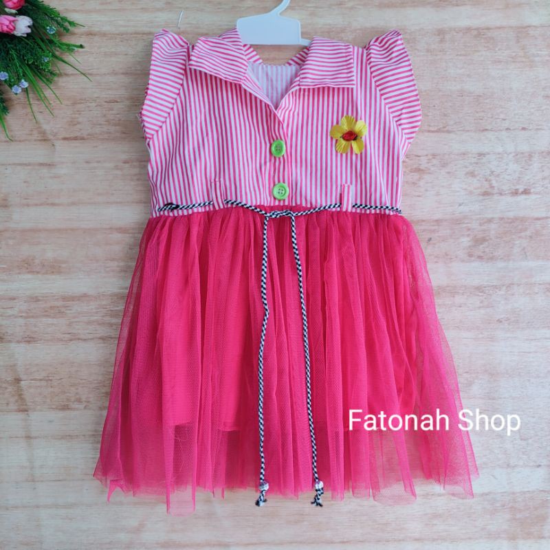 Dress tutu anak 1 2 3 4 tahun gaun tutu anak baju anak cewek perempuan ( dress Putri tutu XL )