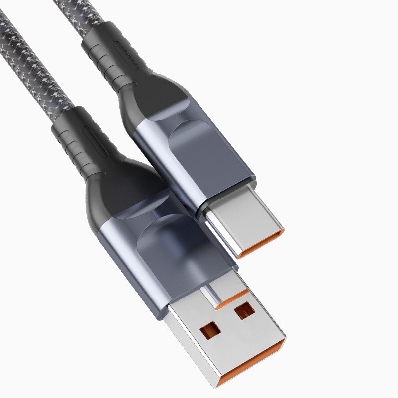 Kabel Data / Charger USB Tipe C 6A Fast Charging Untuk Xiaomi Redmi Samsung Huawei OPPO