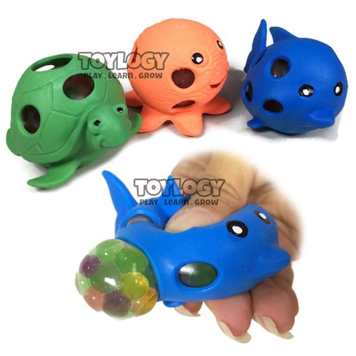 Best Promo Squishy Murah Hewan Laut Ikan Gurita Penyu Kura Sea Animal Squeeze Sale