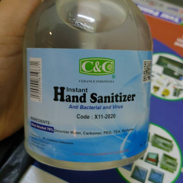 Hand Sanitizer merk C&amp;C 500ML untuk mencegah virus Corona