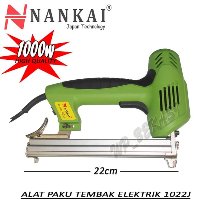 

PROMOOO Nankai Alat Tembak Stapler Staples Air Nailer Listrik Elektrik 1022J