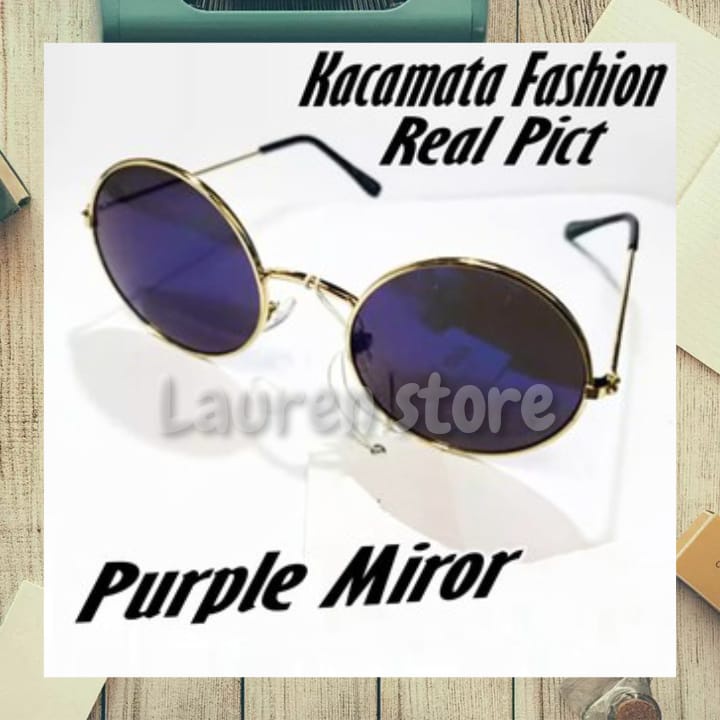Kacamata Gaya Wanita Pria - Kacamata Gaya Cowok Keren - Oval Fashion Simple Terbaru 2022