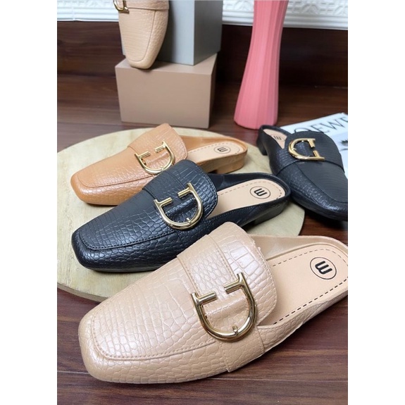 GJAZ DONITA MULES SANDAL MOTIF H&amp;BB&amp;D