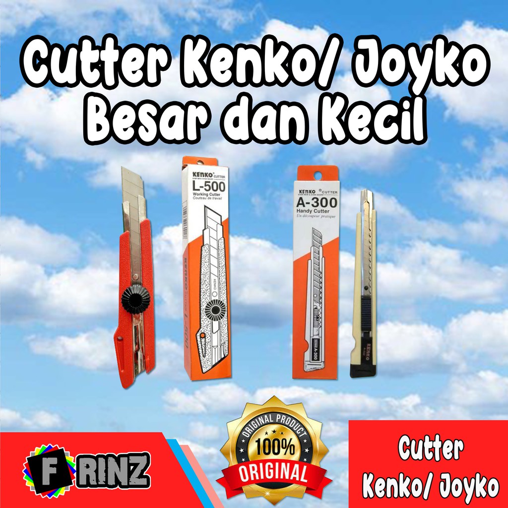 

ATK ~ Cutter Kenko / Kater / Cuter / Pisau Cutter