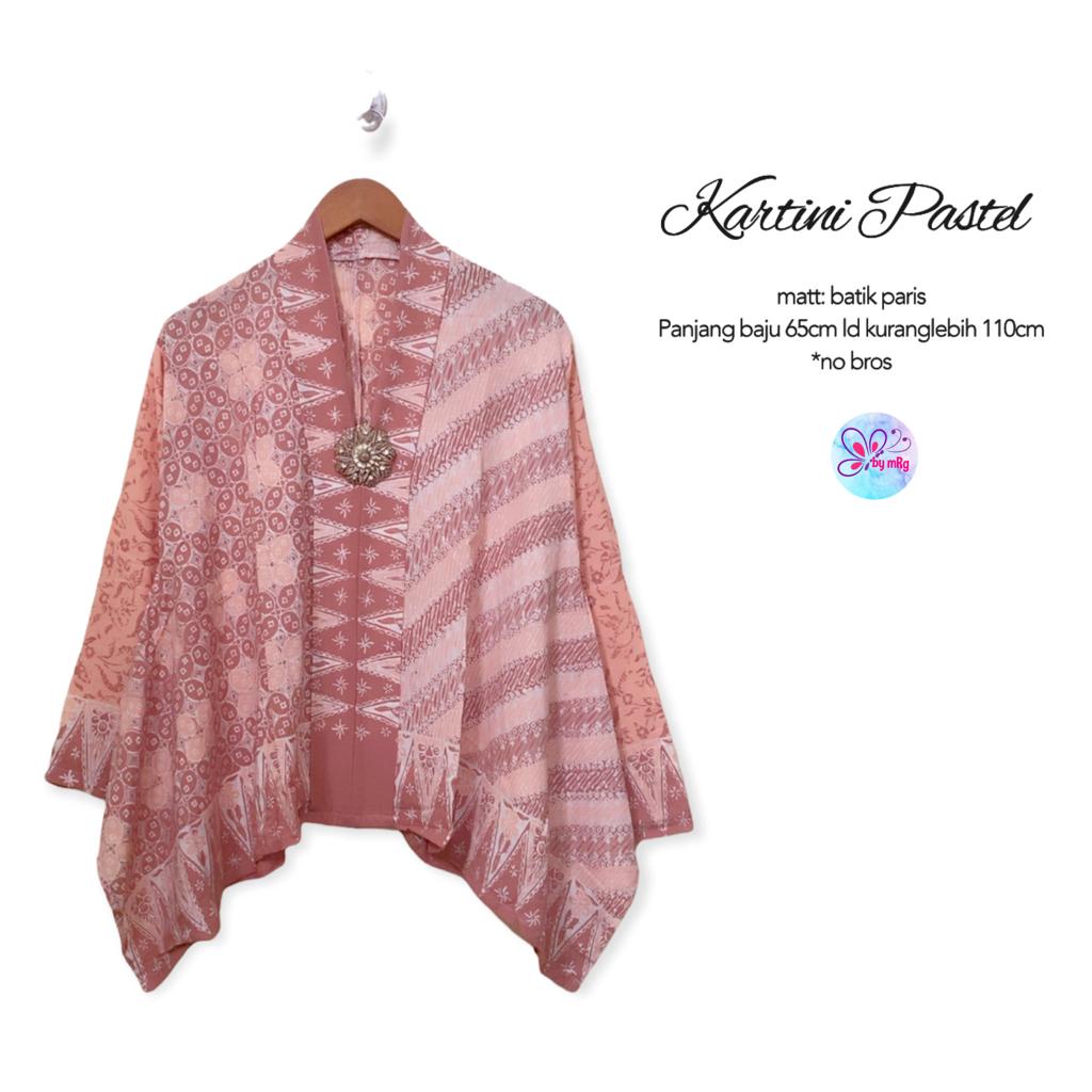 Blouse Batik Paris  by Butik Batik Solo Bahan Paris  kode BLOUSE BATIK KARTINI PASTEL