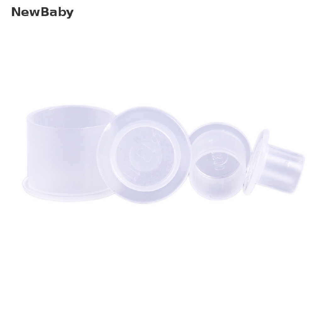 Newbaby 1000pcs Cup Holder Tinta Tato Warna Putih Transparan