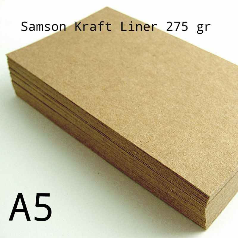 

20 Lembar Kertas Samson Kraft Liner A5 275gr