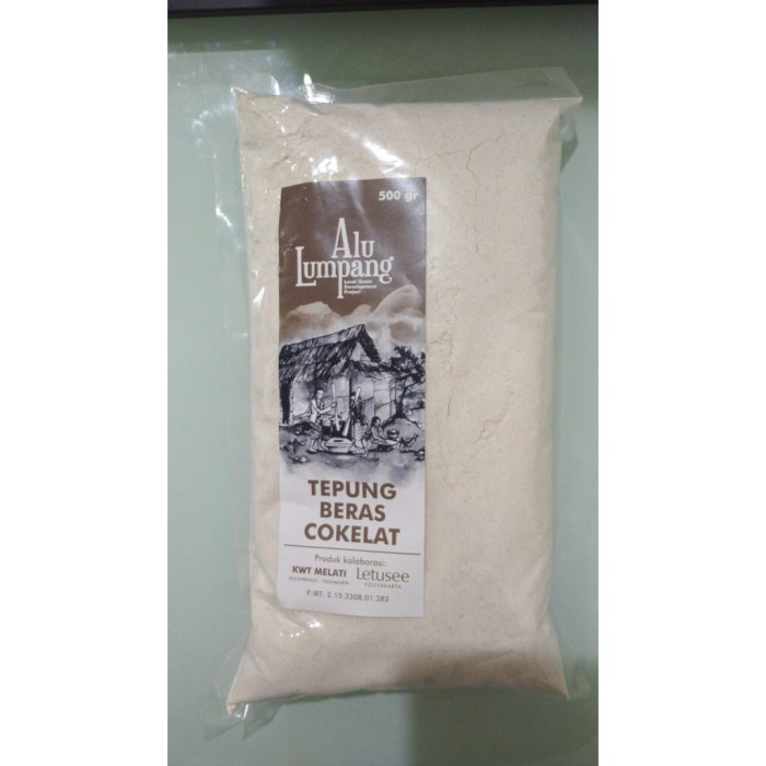 

Ketan-Beras-Tepung- Alu Lumpang - Tepung Beras Cokelat 500Gr -Tepung-Beras-Ketan.