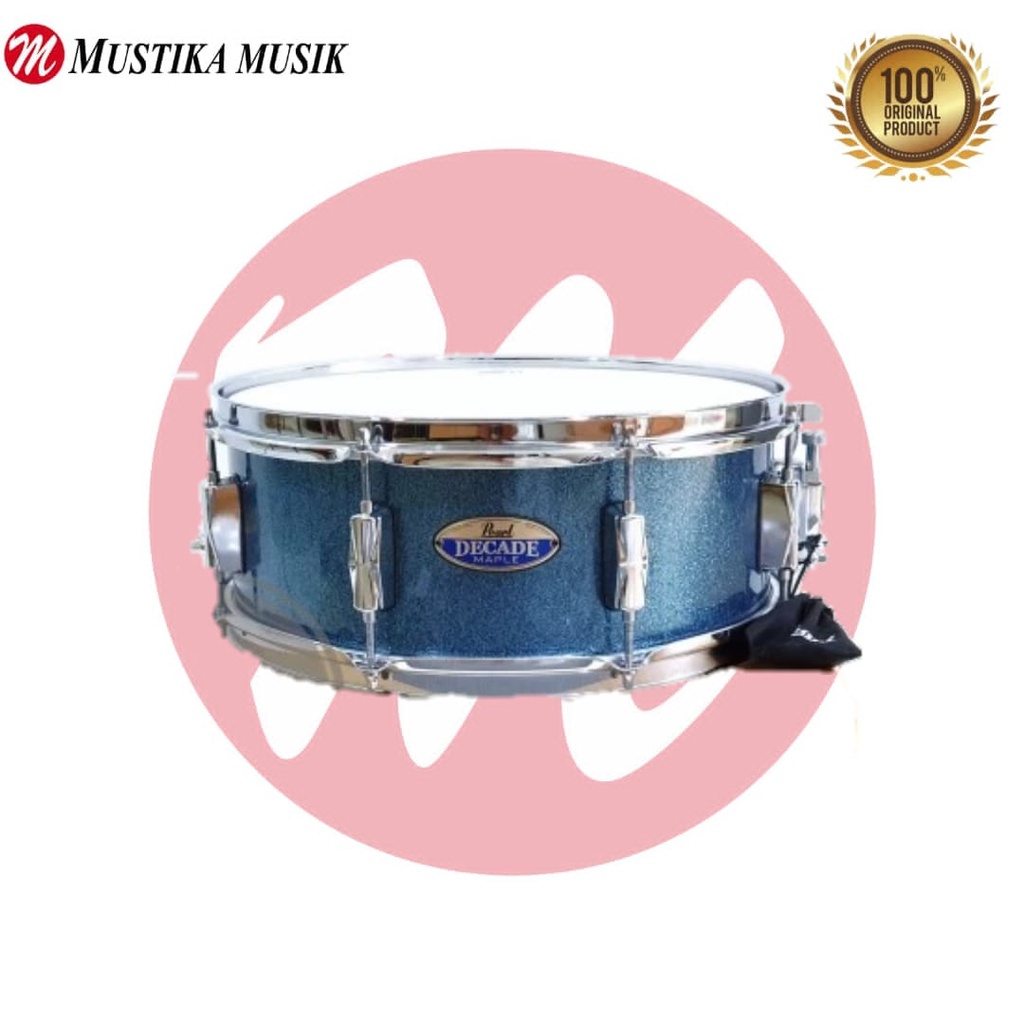 Snare Drum Pearl Decade Maple DMPC1455S/C Aqua Blue