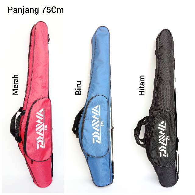 Susanstore88-BAYAR DITEMPAT Tas Joran Pancing Daiwa 75 Cm Tanpa Dilapisi Spon/Busa