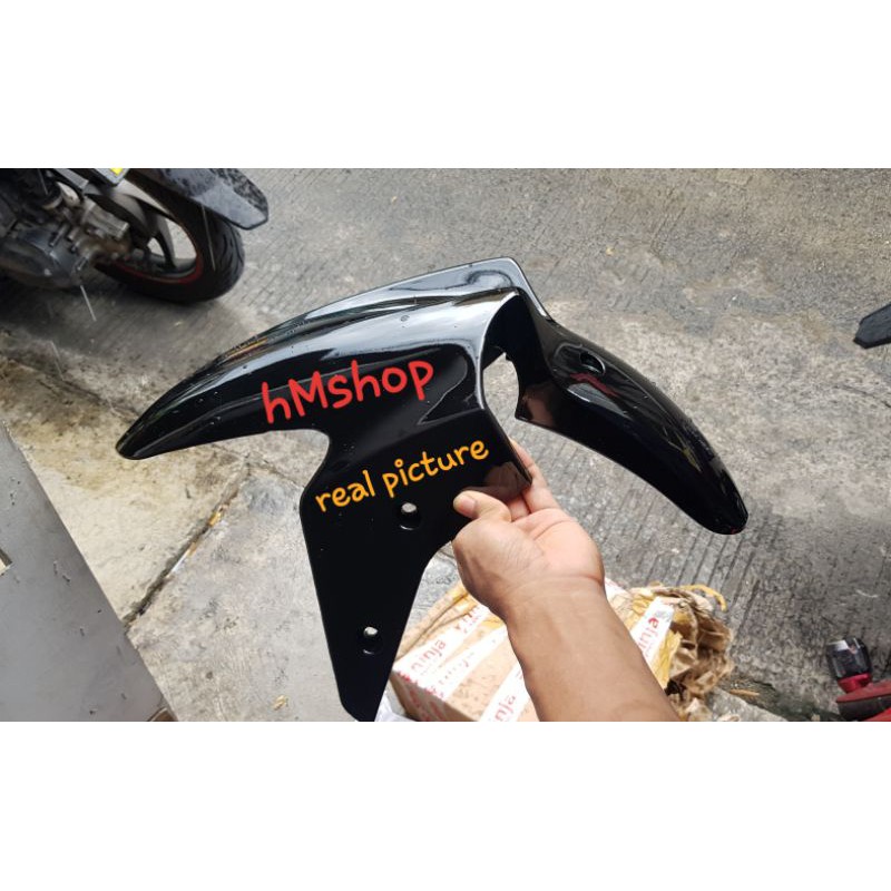 Hmshop spakbor depan ninja 250 karbu HITAM