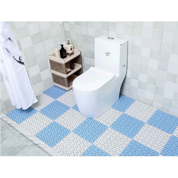 Bathroom Non-slip Mats Bedroom Karpet kamar mandi Dolpin 30x30CM BM924