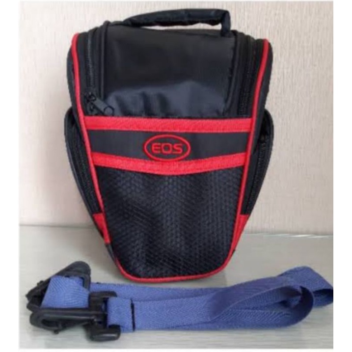 Tas kamera Canon Camera Segitiga DSLR EOS 600D 650D 700D 1000D 1100D 1200D 1300D 60D 6D 2000D 3000D 