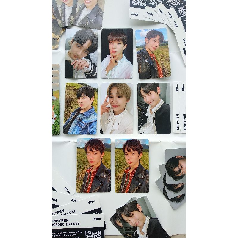 PHOTOCARD ENHYPEN DUSK DAWN OFFICIAL heesung suno niki jungwoon.