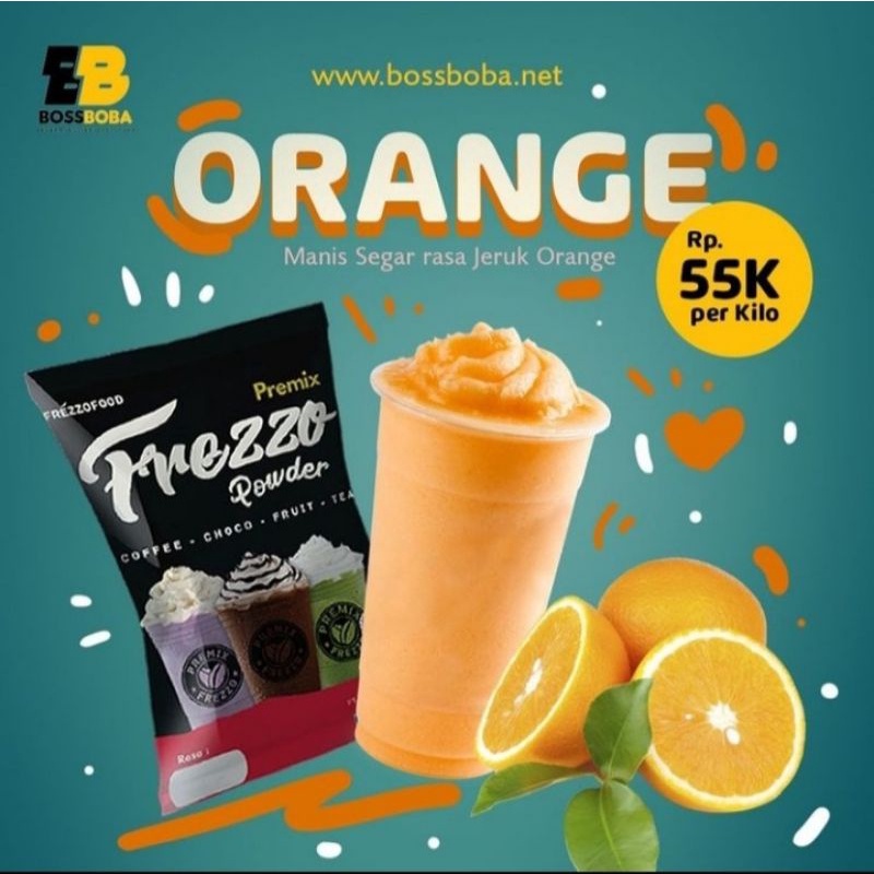 

Bubuk Minuman Jeruk / Powder Minuman Frezzo Orange