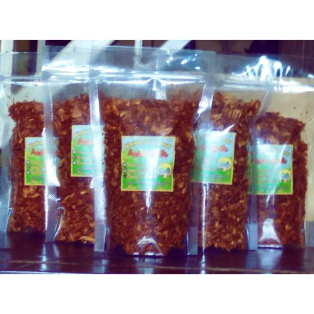 

Bawang goreng ebi pedas isi 200 gr