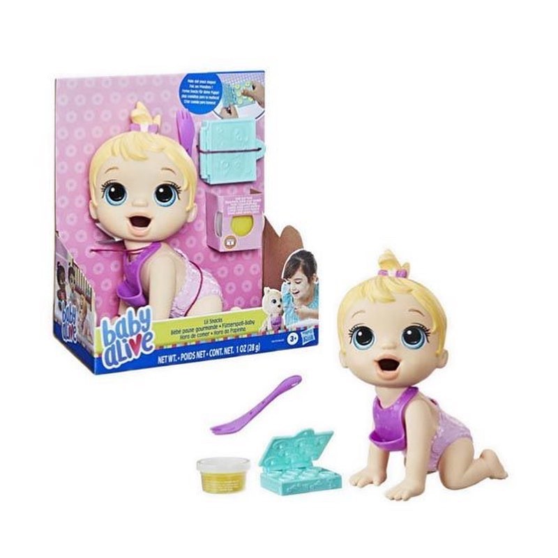 Jual Baby Alive Lil Snacks Brown Hair / Blonde Hair Indonesia|Shopee ...