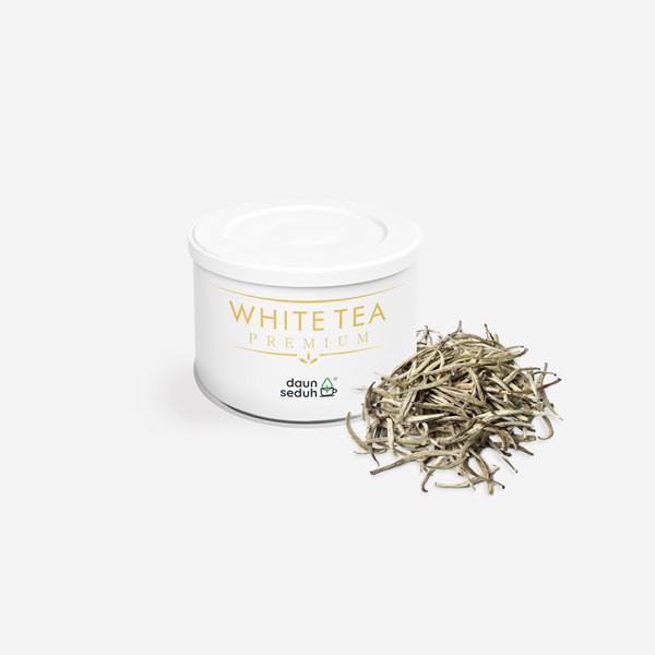 

Daun Seduh WHITE TEA / SILVER NEEDLE / Teh Putih Premium 20Gr