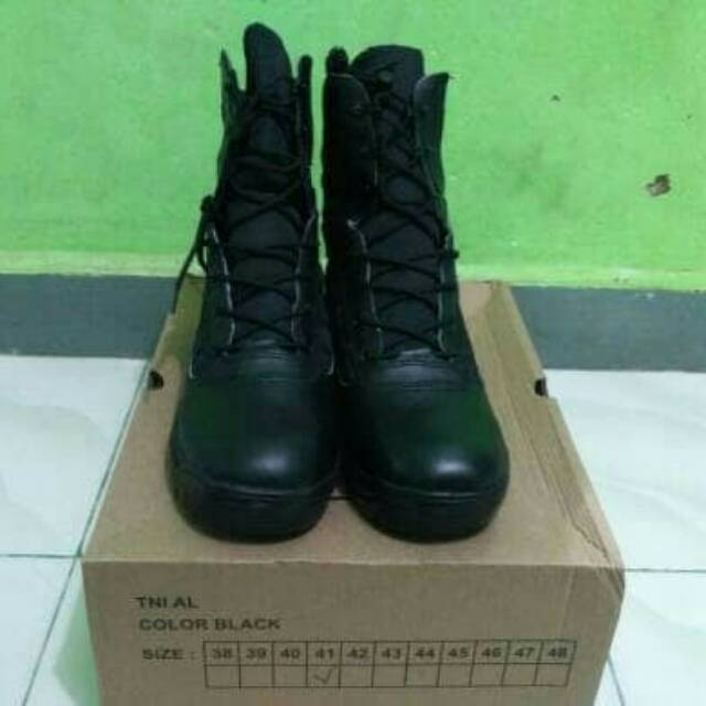 Sepatu PDL jatah TNI AL terbaru th 2017