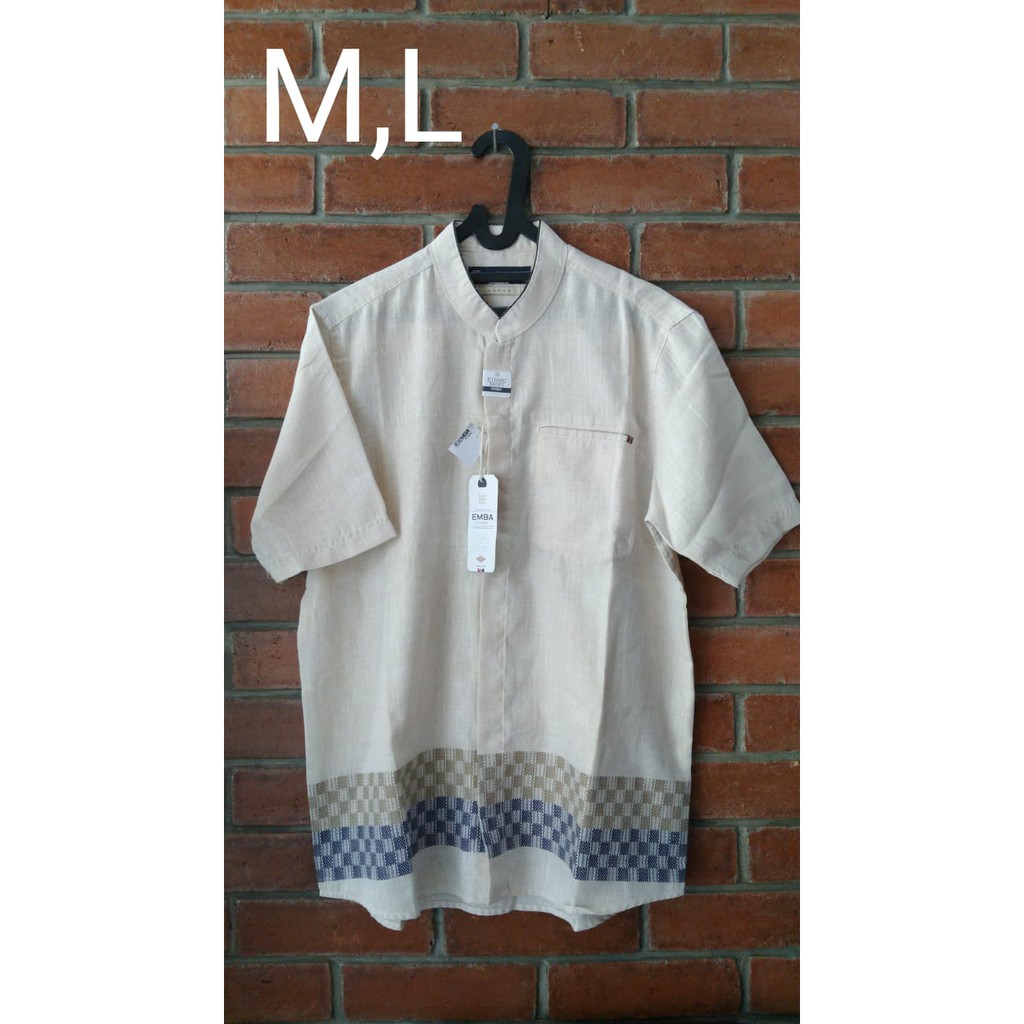 KEMEJA KOKO LENGAN PENDEK ORIGINAL EMBA KEMEJA SANTAI KASUAL KEMEJA PRIA KEMEJA ELEGAN