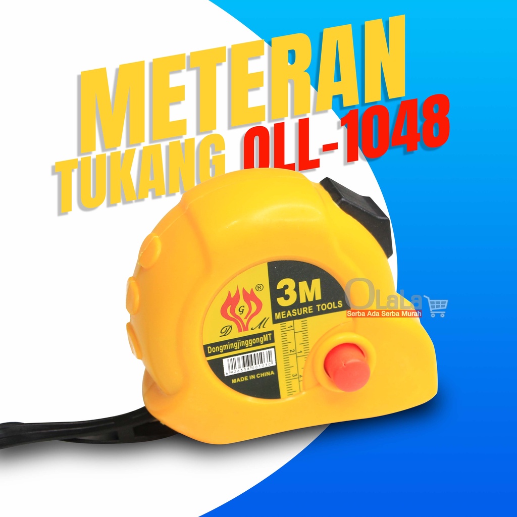 ALAT PENGUKUR  TUKANG METERAN TUKANG 3M  OLL-3M1048