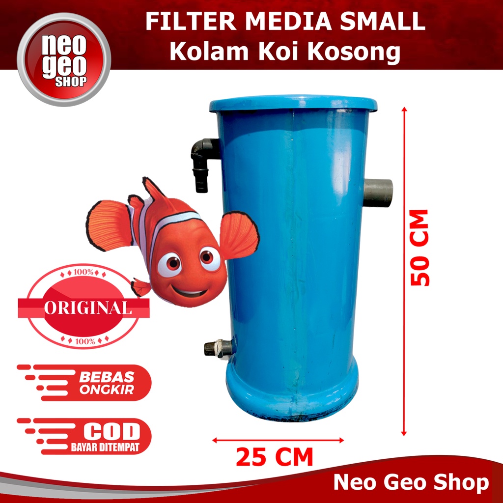 Media Filter TONG KOSONG Tabung Chamber Kolam Ikan External Fiber